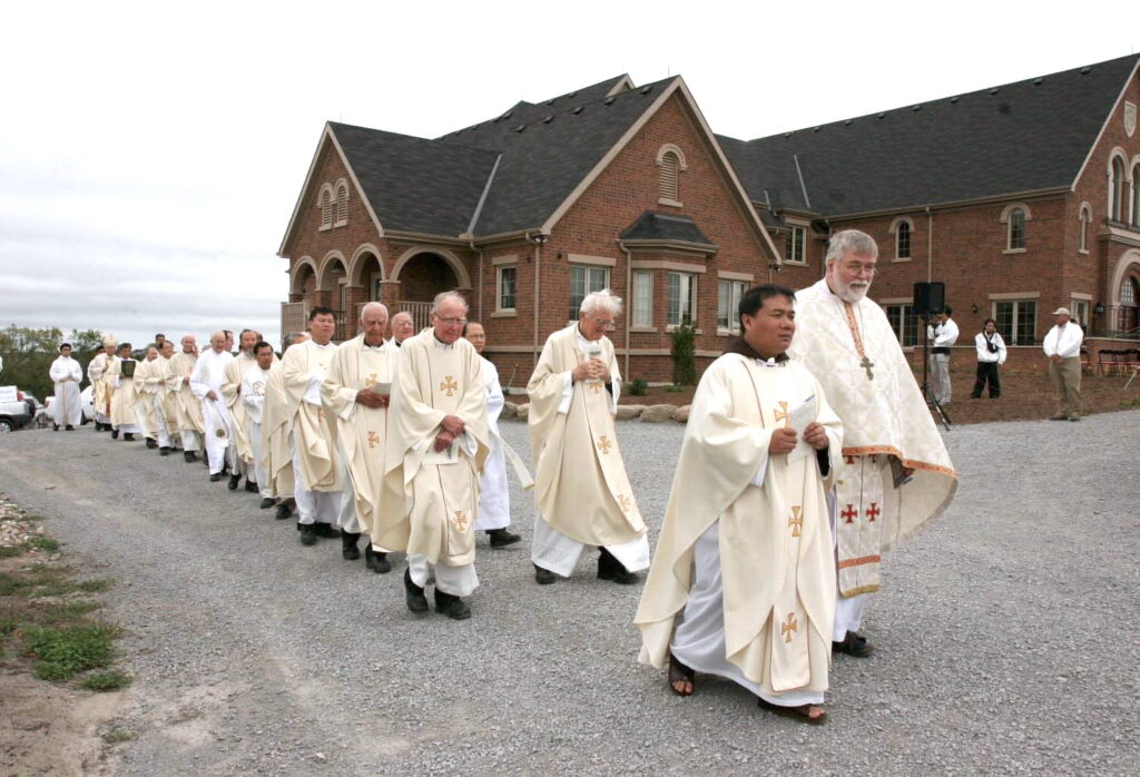 Over 30 priests came to the Dedication of our Chapel & monastery on September 8, 2007